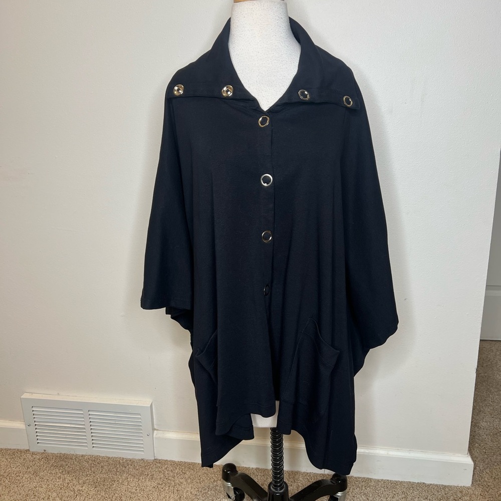 Langenlook Modern Mature Grommet Snap Jacket by Barbara Lesser L